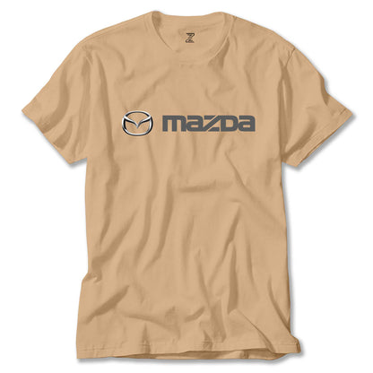 Mazda Text Logo Renkli Tişört