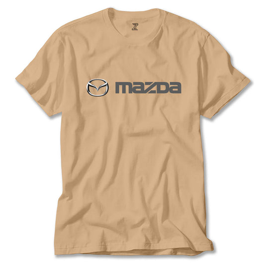 Mazda Text Logo Renkli Tişört