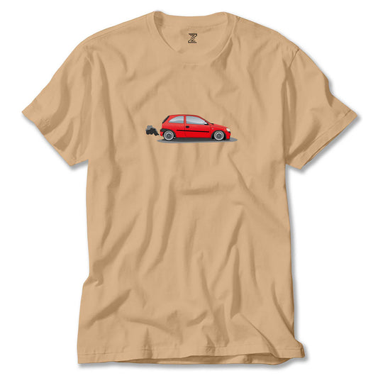 Opel Corsa Red Renkli Tişört