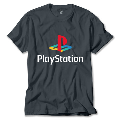 Playstation Logo White Renkli Tişört