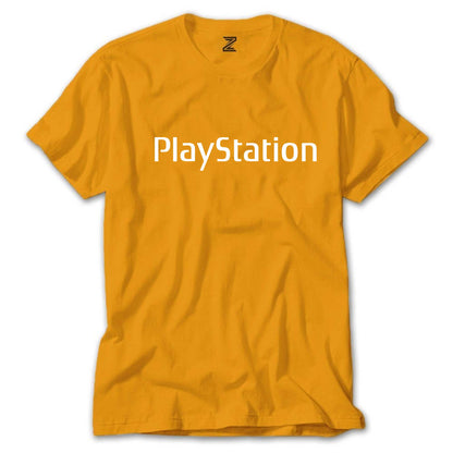 Playstation Text Renkli Tişört