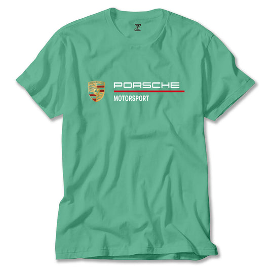 Porsche Logo Motorsport Renkli Tişört