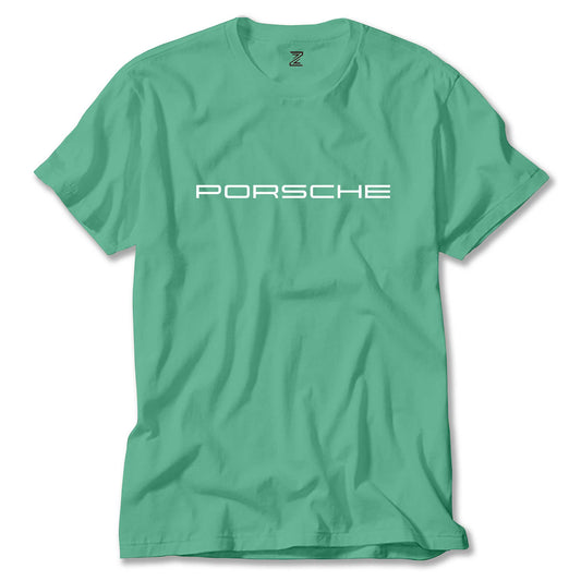 Porsche Text Renkli Tişört