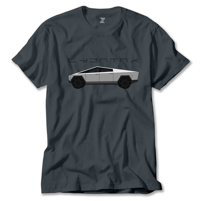 Tesla Cybertruck Renkli Tişört