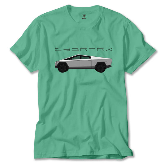 Tesla Cybertruck Renkli Tişört