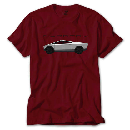 Tesla Cybertruck Renkli Tişört