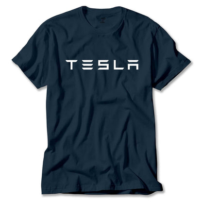 Tesla Text Renkli Tişört