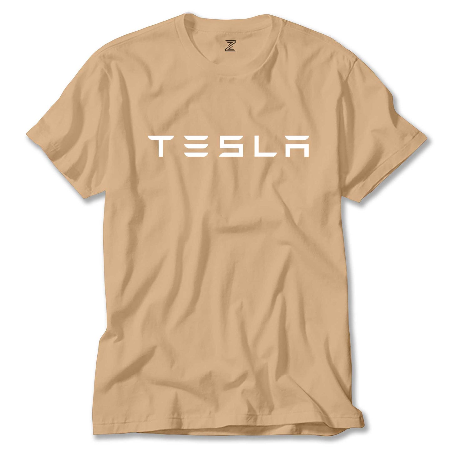 Tesla Text Renkli Tişört