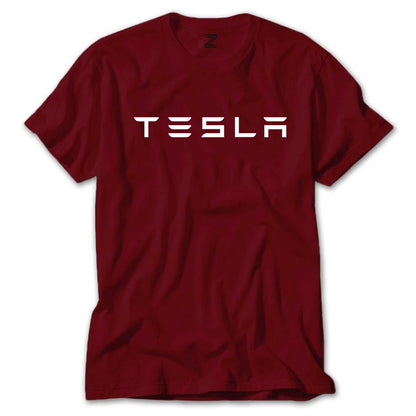 Tesla Text Renkli Tişört