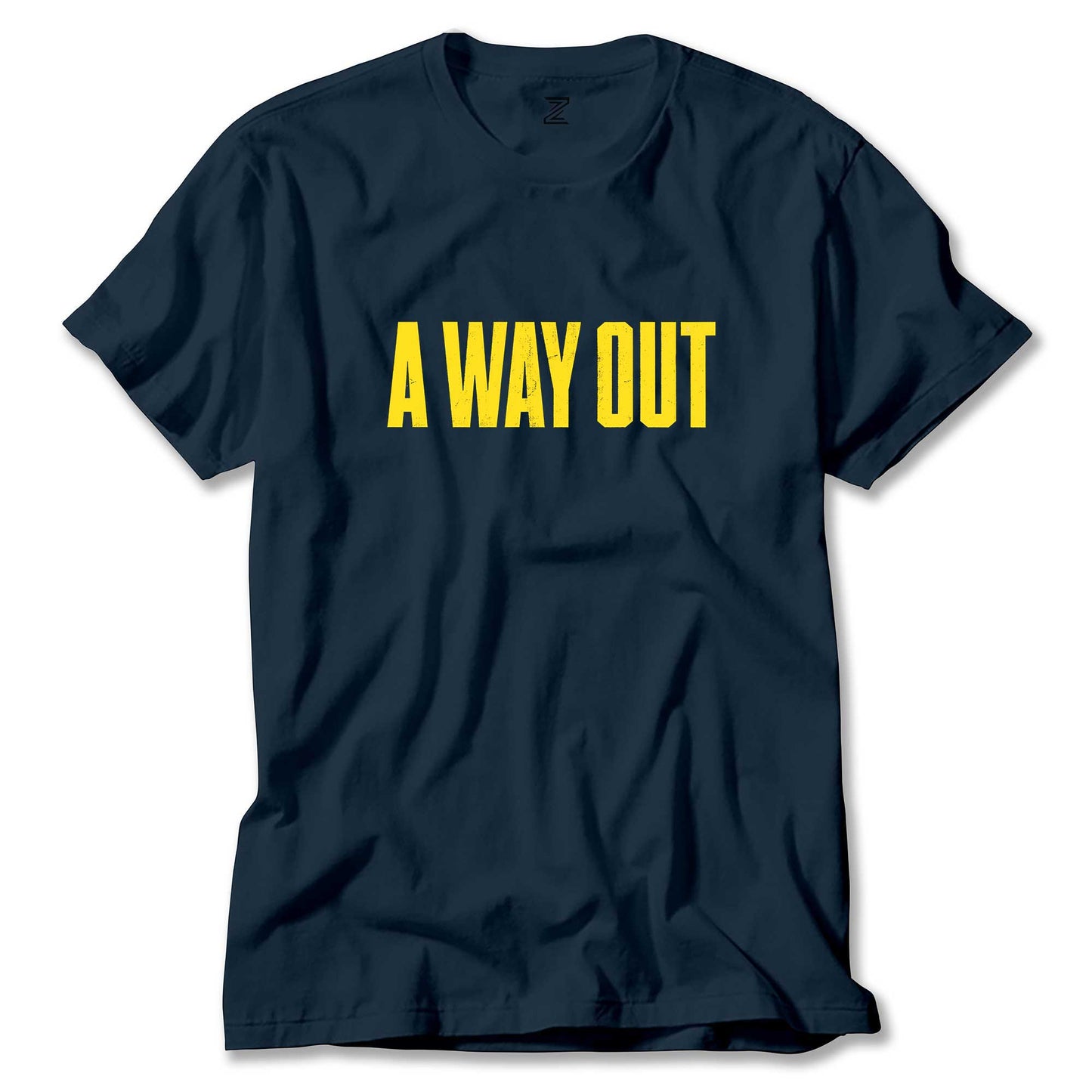 A Way Out Text Renkli Tişört