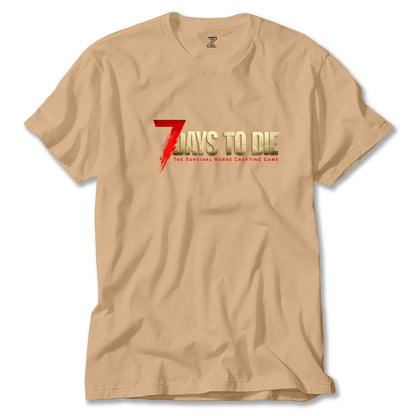 7 Days To Die Logo Renkli Tişört