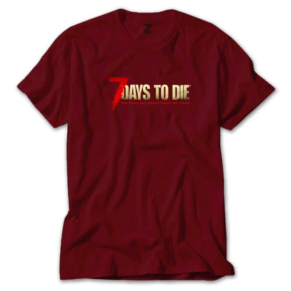 7 Days To Die Logo Renkli Tişört
