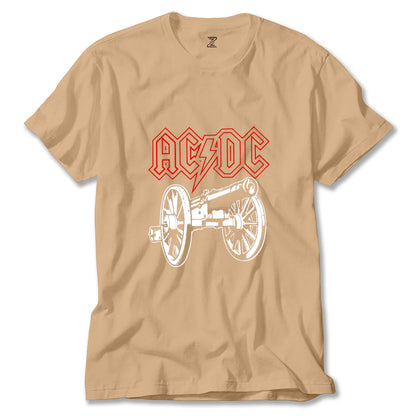 Ac Dc About Rock Cannon Renkli Tişört