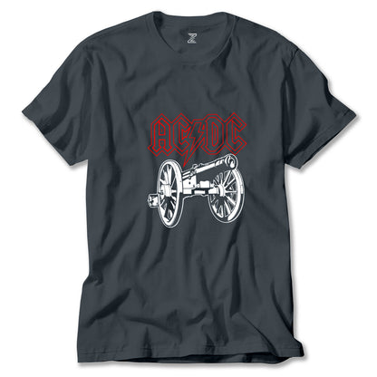 Ac Dc About Rock Cannon Renkli Tişört