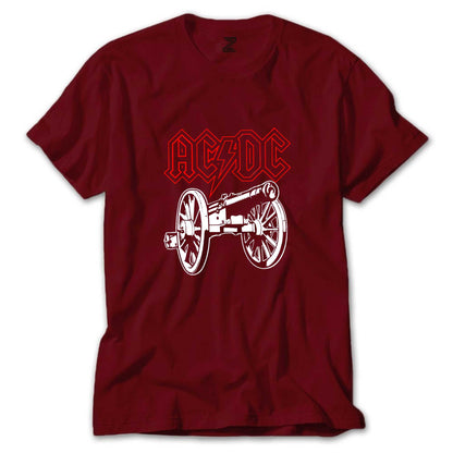 Ac Dc About Rock Cannon Renkli Tişört