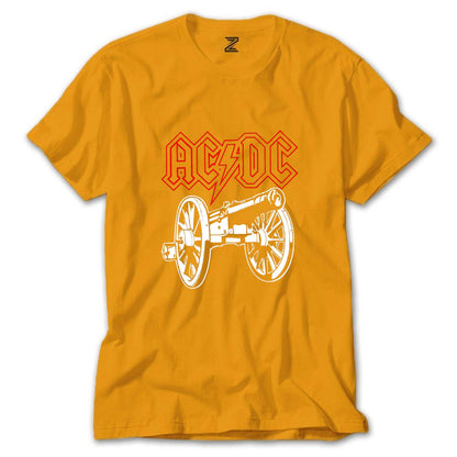 Ac Dc About Rock Cannon Renkli Tişört