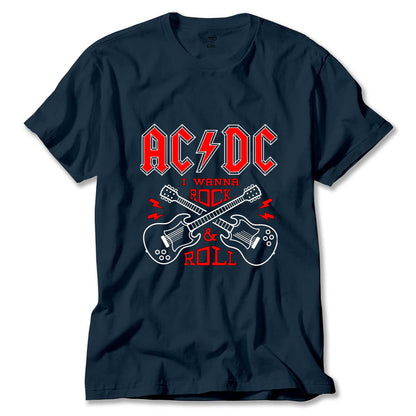Ac Dc Wanna Renkli Tişört