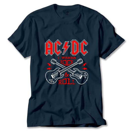 Ac Dc Wanna Renkli Tişört