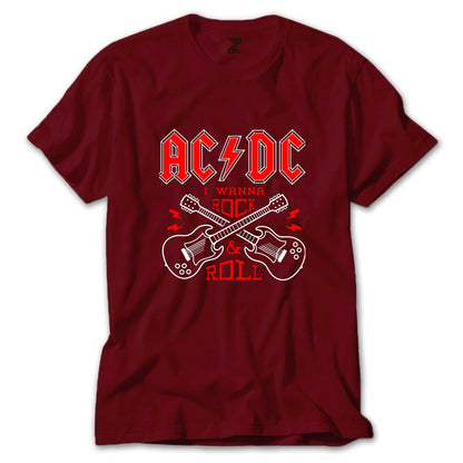 Ac Dc Wanna Renkli Tişört