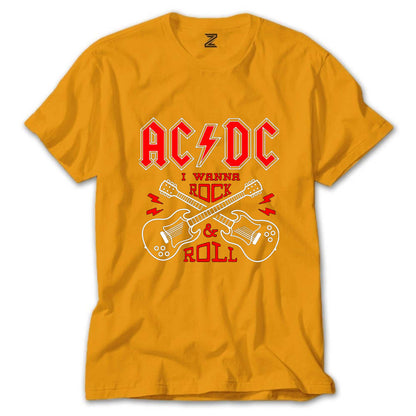 Ac Dc Wanna Renkli Tişört
