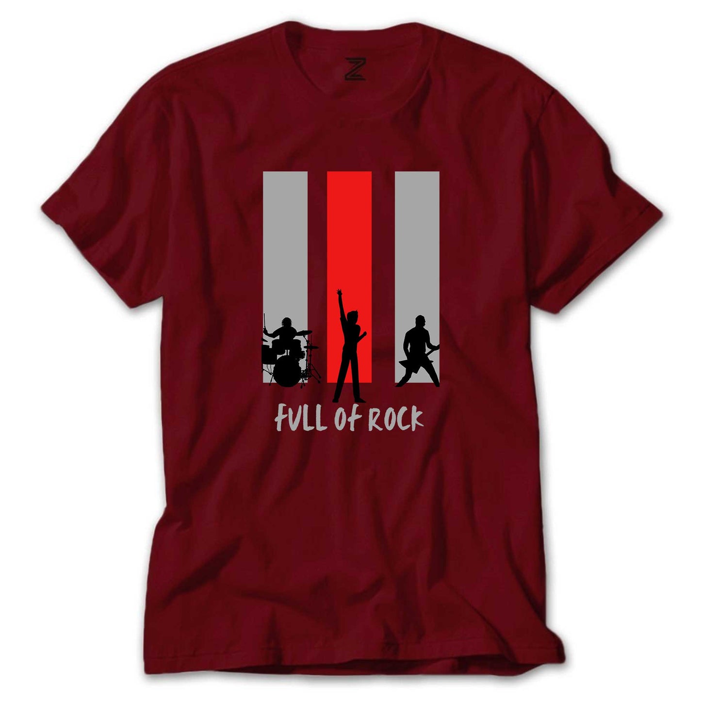 Full Of Rock Renkli Tişört