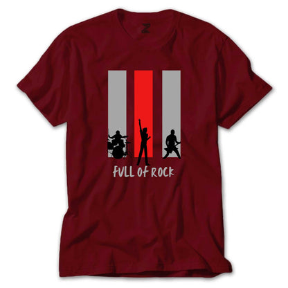 Full Of Rock Renkli Tişört
