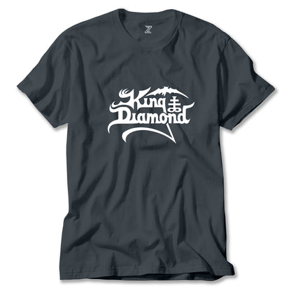 King Diamonds White Logo Renkli Tişört