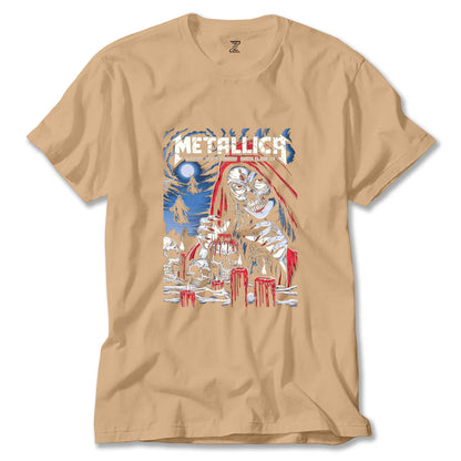 Metallica 2025 Tour Renkli Tişört