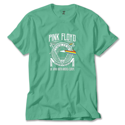 Pink Floyd Tour 1972 1973 Renkli Tişört