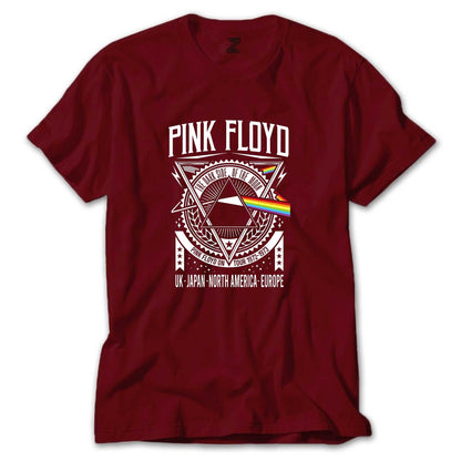 Pink Floyd Tour 1972 1973 Renkli Tişört