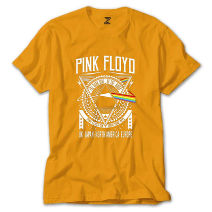 Pink Floyd Tour 1972 1973 Renkli Tişört