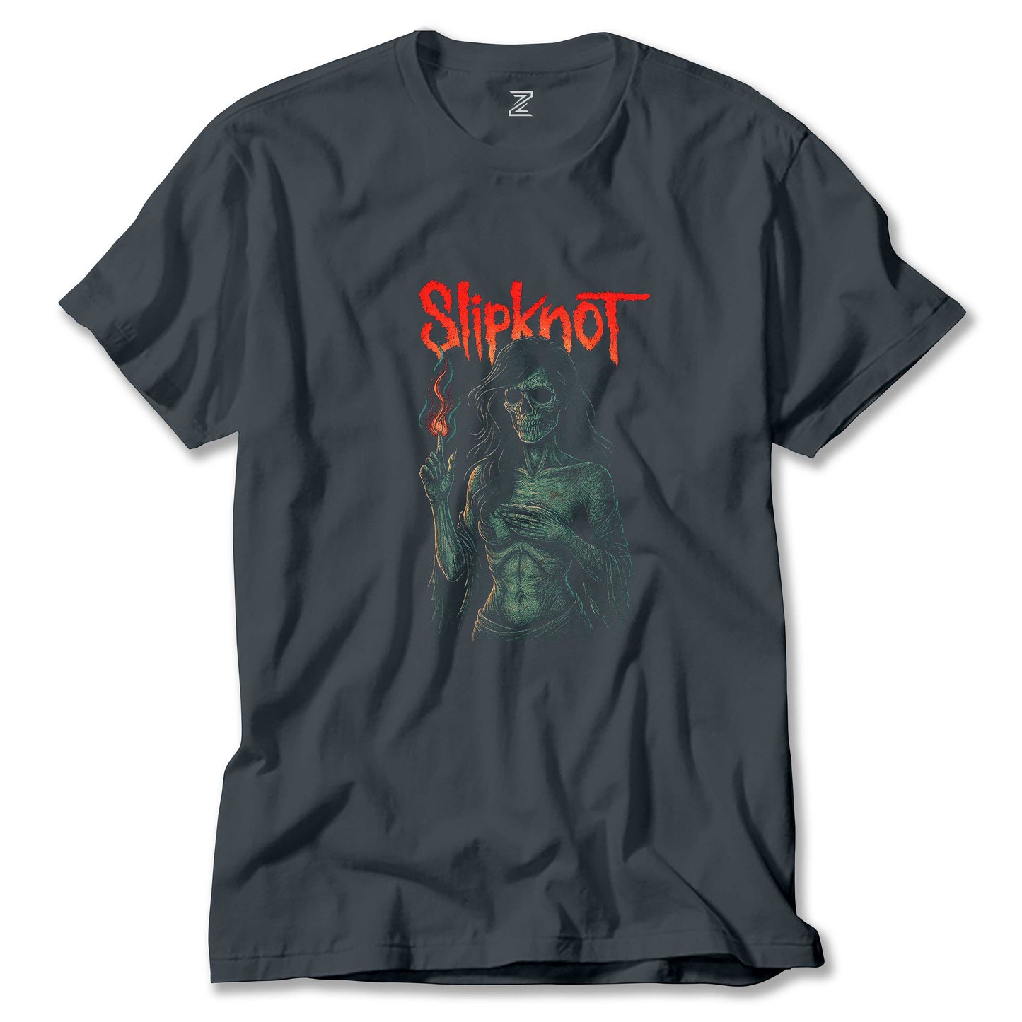 Slipknot Female Skeleton Hot Renkli Tişört