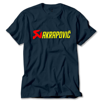 Akrapovic Logo Text Renkli Tişört