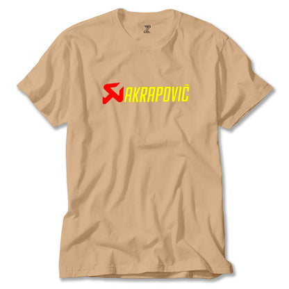 Akrapovic Logo Text Renkli Tişört