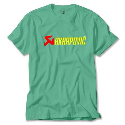 Akrapovic Logo Text Renkli Tişört
