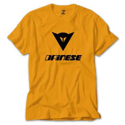 Dainese Black Logo Text Renkli Tişört