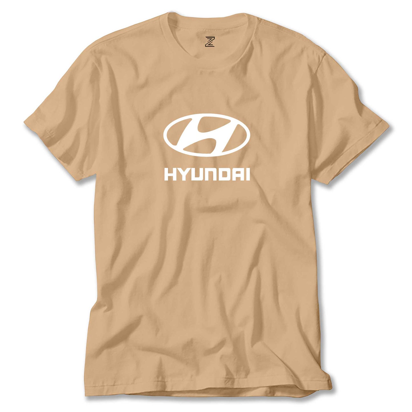 Hyundai White Logo Renkli Tişört
