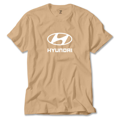Hyundai White Logo Renkli Tişört