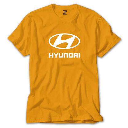 Hyundai White Logo Renkli Tişört