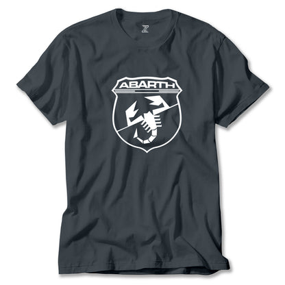 Abarth White Logo Renkli Tişört