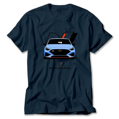 Hyundai İ20N Never Just Drive Renkli Tişört