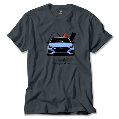 Hyundai İ20N Never Just Drive Renkli Tişört