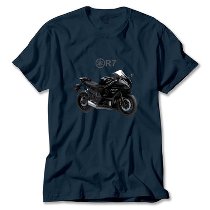 Yamaha R7 Black Renkli Tişört
