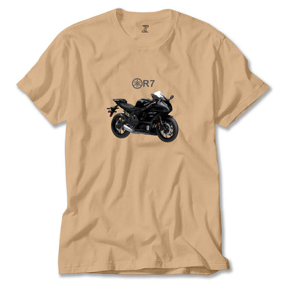 Yamaha R7 Black Renkli Tişört