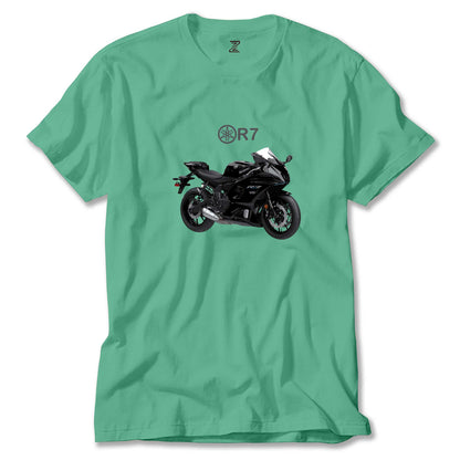 Yamaha R7 Black Renkli Tişört