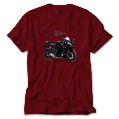Yamaha R7 Black Renkli Tişört