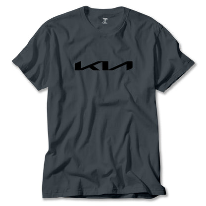 Kia New Logo Black Renkli Tişört