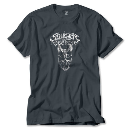 Slaughter To Prevail Silvermask Text Renkli Tişört