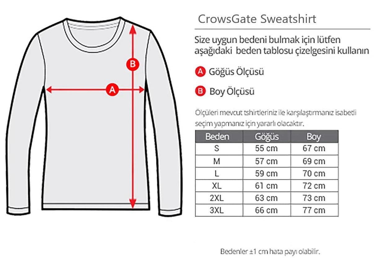Natural Baskılı Sweatshirt