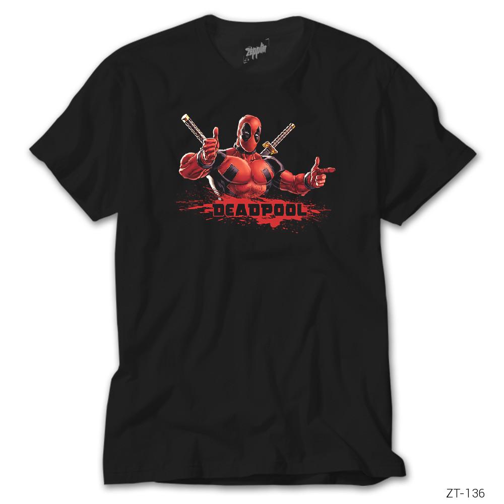 Crows Gate Deadpool Great Siyah Tişört